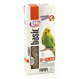 Ласощі для хвилястих папуг Lolo Pets Smakers з горіхами 90 г LO-72113