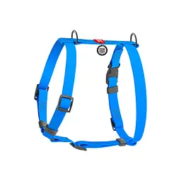 Шлея для собак WAUDOG Waterproof Н-подібна анатомічна М блакитна (32812) - мініатюра 2