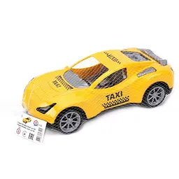 Дитяча іграшка "Таксі спорткар" 7495TXK сітка, жовтий - мініатюра 3