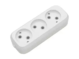 Розетковий блок Electrum ABS SM-3 White (C-SM-1776)