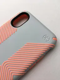 Чохол протиударний бампер Speck Presidio Grip 103131-6584 для iPhone X/XS Dove Grey Tart Pink - мініатюра 5