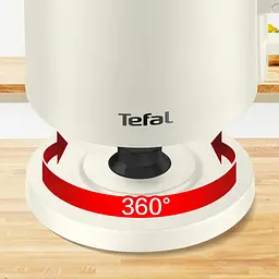 Електрочайник Tefal Thermo Protect 1.5 л пластик нержавіюча сталь світло-бежевий kuh0015409 - мініатюра 10