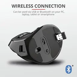 Комп'ютерна миша Trust Voxx Rechargeable Ergonomic WL чорний teh0014039 - мініатюра 9