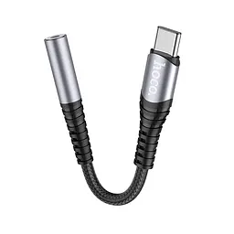 Аудіокабель HOCO LS33 Type-C Digital 3. 5 Audio converter сірий - мініатюра 3