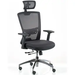 Офісне крісло Special4You Dawn black/grey (E7788) - мініатюра 3