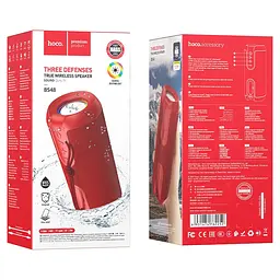 Bluetooth Колонка Hoco BS48 Artistic sports Червоний - мініатюра 3