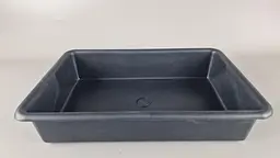 Піддон пластиковий для розсади 40×25×7 см, прямокутний технічний для касет і склянок - мініатюра 2