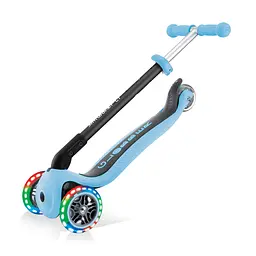 Самокат Globber Go up foldable plus lights, пастельно-синій (743-200) - мініатюра 9