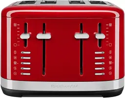 Тостер KitchenAid на 4 тости червоний (5KMT4109EER) - мініатюра 2