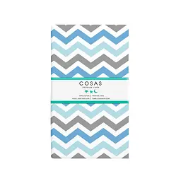 Простирадло на резинці Cosas Grey Zigzag CS2 160х200х20 см (ZigGreyBlue_160х200x20) - мініатюра 4