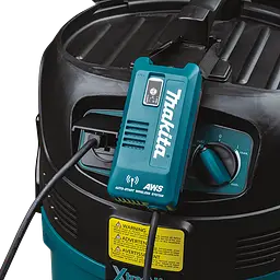 Адаптер Makita WUT02Z для підключення мережевих будівельних пилососів до акумуляторних інструментів Makita з технологією AWS (199773-1) - мініатюра 4