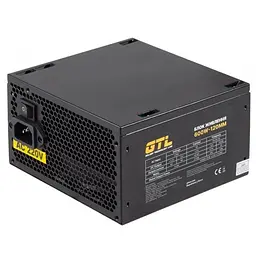 Блок живлення GTL 600W Gaming Star Black 80 Plus (GTLGS600BK) U1