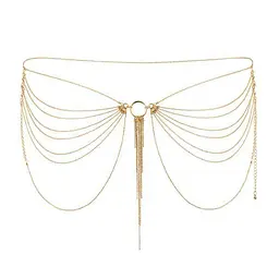 Ланцюжок на трусики або ліф Bijoux Indiscrets MAGNIFIQUE Waist Chain - Gold, прикраса на тіло