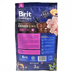Сухий корм для собак дрібних порід Brit Premium Dog Adult S 3 кг (вагою до 10 кг) - мініатюра 5