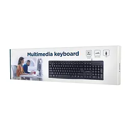 Клавіатура Gembird KB-UM-107-UA USB Black (KB-UM-107-UA) - мініатюра 4