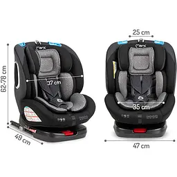 Автокрісло MoMi Tordi Isofix 0-36 кг Black - мініатюра 9