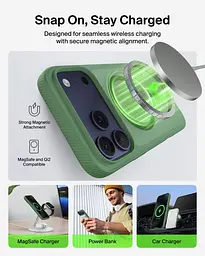 Чохол Belkin для iPhone 17 Pro Max, Magnetic Protective Grip, Sage teh0019346 - мініатюра 2