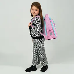 Рюкзак для початкової школи Kite Education каркасний 555 HK-1 Рожевий (HK26-555S-1) - мініатюра 18