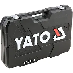 Набір головок торцевих Yato квадрат 1/2", 3/8", 1/4" з інструментами насадки викруткові 225 шт. (YT-38941) - мініатюра 4