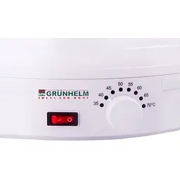 Сушарка для овочів та фруктів Grunhelm BY-1102 10 л 245 Вт Біла - мініатюра 4