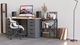 Етажерка 3/60 Ferrum-decor Серії Коннект 73x60x28 чорний ДСП Дуб Сонома Трюфель 16мм (FRD-104258) - мініатюра 4
