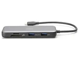 Мультипортовий адаптер Digitus USB-C 8-port Docking Station (DA-70915) - мініатюра 4