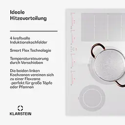 Гібридна індукційна варильна поверхня Klarstein Masterzone 77 (10045793) - мініатюра 2