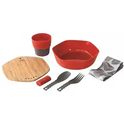 Набір пластикового посуду Robens Leaf Meal Kit Fire (1046-690276)