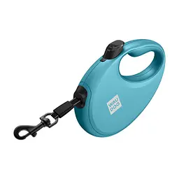 Повідець для собак WAUDOG R-leash з контейнером для пакетів M до 20 кг 5 м блакитний (26282)