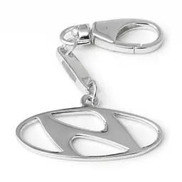 Срібний брелок Hyundai (Хюндай) (9024)