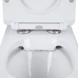 Унітаз-компакт Qtap Presto безободковий з сидінням Soft-close QT24221217AW - мініатюра 5