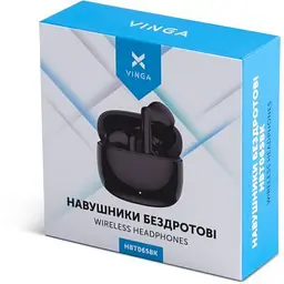 Навушники Vinga HBT065 Bluetooth Black (HBT065BK) - мініатюра 7