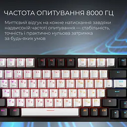 Клавіатура GamePro Asgard Valhalla MAX 75% Magnetic switches (MK160B MAX) - мініатюра 5