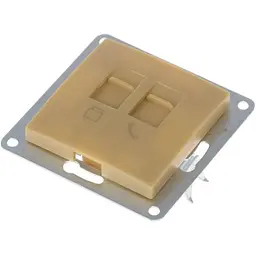 Розетка Brille NB-1TF + 1PC iv шампань (42-219) - мініатюра 3