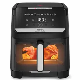 Tefal Мультипіч Tefal Easy Fry Silence XXL, 1800Вт, чаша-7, сенсорне керув., 10 програм, з віконцем, пластик, чорний