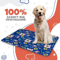 Багаторазова пелюшка для собак Pelushka Necessary things без протиковзкого покриття 40х60 см - мініатюра 3