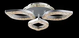 Люстра стельова LED Splendid Ray LT8005/3, 120W, білий метал, акрил, сучасний стиль з пультом та димером - мініатюра 3