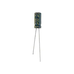 Конденсатор 22mF 50V Size 10x17mm робоча температура -40…+105