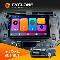 Штатна магнітола Ford C-Max 2003-2008 Cyclone C9-001 2x32 CPL Cyclone (НФ-00003003)