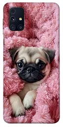 TPU чохол Demsky Мопс у ніжностях для Samsung Galaxy M31s