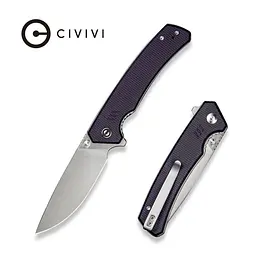 Ніж складаний туристичний Civivi Merit, (8.3 см) 14C28N / Micarta чорний - мініатюра 10