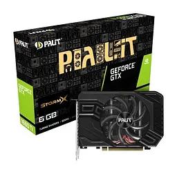 Відеокарта Palit GTX 1660Ti 6GB StormX (NE6166T018J9-161F) (GDDR6, 192 bit, PCI-E 3.0 x16) Б/в - мініатюра 9