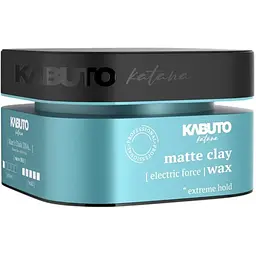 Віск для укладання Kabuto Hair Hair Styling Matte Clay Wax Electric Force 150 мл