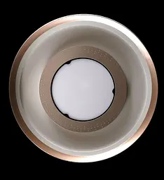 Люстра стельова LED Splendid Ray L55088/500B/1, 1 лампа, 50 см, сірий/золотий, димер, сучасний стиль - мініатюра 5