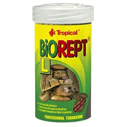 Сухий корм для сухопутних черепах Tropical в паличках Biorept L 100 мл