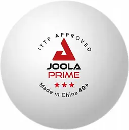 М'ячі для настільного тенісу Joola Prime 40+ White ITTF 6 шт (40031)