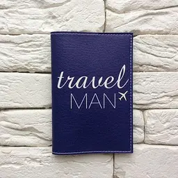 Обкладинка для паспорта Travel man 6 (синій) - мініатюра 2