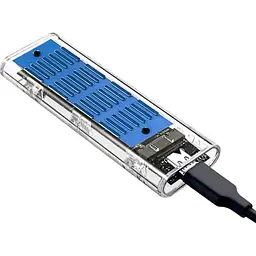 Зовнішня кишеня Dynamode M.2 SSD NVMe/SATA combo ч-з USB3.2 GEN2 Type-C (DM-CAD-SSD09) - мініатюра 2