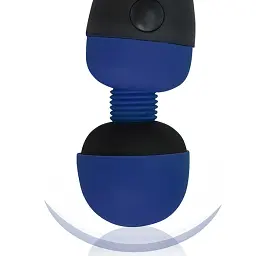 Вібромасажер Palm Power Recharge Massage Wand, 18.8 см (синій) - мініатюра 4