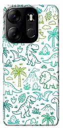 TPU чохол Demsky Dino pattern для Tecno Spark Go 2023